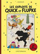 Couverture du livre « Les exploits de Quick et Flupke : Intégrale vol.2 » de Herge aux éditions Casterman