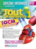 Couverture du livre « DEI ; tout le semestre 1 en QCM et QROC » de  aux éditions Foucher