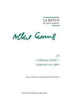 Couverture du livre « La revue des lettres modernes - l'homme revolte cinquante ans apres » de  aux éditions Classiques Garnier