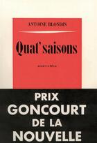 Couverture du livre « Quat'saisons » de Antoine Blondin aux éditions Table Ronde