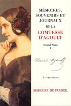 Couverture du livre « Memoires, souvenirs et journaux (tome 1) » de Marie D' Agoult aux éditions Mercure De France