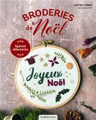 Couverture du livre « Broderies de Noël : spécial débutants » de Louise Lemke aux éditions De Saxe