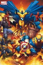 Couverture du livre « The new Avengers t.1 : chaos » de Steve Mcniven et Brian Michael Bendis aux éditions Panini
