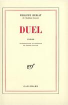 Couverture du livre « Duel » de Philippe Heriat aux éditions Gallimard
