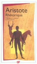 Couverture du livre « Rhétorique » de Aristote aux éditions Flammarion