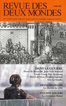 Couverture du livre « REVUE DES DEUX MONDES ; revue des deux mondes mars 2011 ; dans la guerre » de  aux éditions Revue Des Deux Mondes