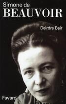 Couverture du livre « Simone de Beauvoir » de Bair-D aux éditions Fayard