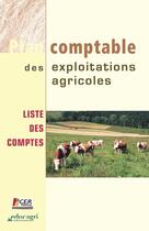 Couverture du livre « Plan comptable des exploitations agricoles : liste des comptes » de  aux éditions Educagri