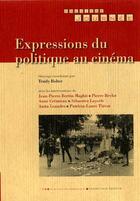 Couverture du livre « Expressions du politique au cinema » de Bolter aux éditions Pleine Page