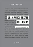 Couverture du livre « Les grands textes du design » de Catherine Geel aux éditions Institut Francais De La Mode