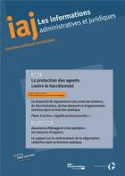 Couverture du livre « La protection des agents contre le harcelement » de Centre Interdepartem aux éditions Documentation Francaise