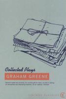 Couverture du livre « The Collected Plays » de Graham Greene aux éditions Random House Digital