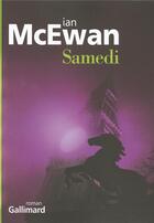 Couverture du livre « Samedi » de Ian Mcewan aux éditions Gallimard