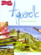 Couverture du livre « Aquarelle » de Stan Smith aux éditions Dessain Et Tolra
