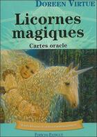 Couverture du livre « Licornes magiques ; cartes oracles ; coffret » de Doreen Virtue aux éditions Exergue