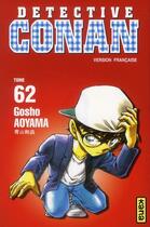 Couverture du livre « Détective Conan Tome 62 » de Gosho Aoyama aux éditions Kana