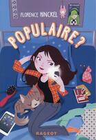 Couverture du livre « Mona ; populaire ? » de Florence Hinckel aux éditions Rageot