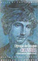 Couverture du livre « Oeuvres » de Gouges/Groult aux éditions Mercure De France