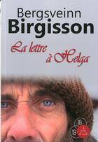 Couverture du livre « La lettre à Helga » de Bergsveinn Birgisson aux éditions A Vue D'oeil