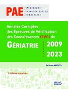 Couverture du livre « PAE annales EVC gériatrie » de Roland Mafouta aux éditions Med-line