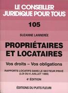Couverture du livre « Proprietaires Et Locataires » de Suzanne Lanneree aux éditions Puits Fleuri