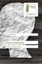 Couverture du livre « Poesies baroques - poesies frappa-dingues » de Bentabet Romuald aux éditions Muse