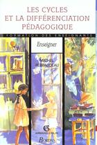 Couverture du livre « Cycles differenciation pedagog » de Michel Perraudeau aux éditions Bordas