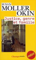 Couverture du livre « Justice, genre et famille » de Susan Moller Okin aux éditions Flammarion