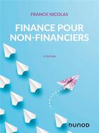 Couverture du livre « Finance pour non-financiers (3e édition) » de Franck Nicolas aux éditions Dunod