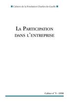 Couverture du livre « La participation dans l'entreprise » de  aux éditions Nouveau Monde