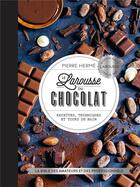 Couverture du livre « Le Larousse du chocolat ; recettes, techniques et tours de main » de Pierre Herme aux éditions Larousse