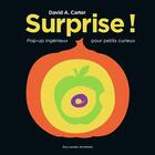 Couverture du livre « Surprise ! pop-up ingénieux pour petits curieux » de David A. Carter aux éditions Gallimard-jeunesse