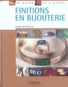 Couverture du livre « Finitions En Bijouterie » de Grath Mc J aux éditions Eyrolles