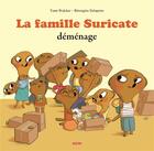Couverture du livre « La famille suricate déménage » de Yann Walcker et Berengere Delaporte aux éditions Auzou