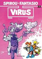 Couverture du livre « Spirou et Fantasio Tome 33 : virus » de Tome et Janry aux éditions Dupuis