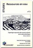 Couverture du livre « Typologie aquacole des marais salants de la côte atlantique » de  aux éditions Quae
