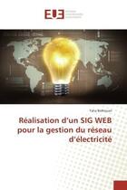 Couverture du livre « Realisation d'un SIG WeB pour la gestion du reseau d'electricite » de Taha Belhouari aux éditions Editions Universitaires Europeennes