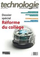 Couverture du livre « Revue technologie T.203 ; dossier spécial réforme du collège » de  aux éditions Reseau Canope