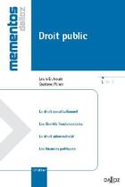 Couverture du livre « Droit public (19e édition) » de Gustave Peiser et Louis Dubouis aux éditions Dalloz