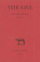 Couverture du livre « Histoire romaine Tome 25 livre 35 » de Tite-Live aux éditions Belles Lettres