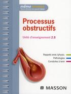 Couverture du livre « Processus obstructifs ; UE 2.8 » de Planquette et L Sabbah aux éditions Elsevier-masson