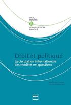 Couverture du livre « Droit et politique ; la circulation internationale des modèles en questions » de  aux éditions Pu De Grenoble