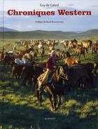 Couverture du livre « Chroniques western » de De Galard Guy aux éditions Actes Sud