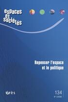 Couverture du livre « Repenser l'espace » de  aux éditions Eres