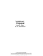Couverture du livre « Le travail du chaume dans la région du Lac St-Pierre » de Claudine Leleux aux éditions Pu De Quebec