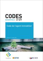 Couverture du livre « Code essentiels : code de l'agent immobilier » de  aux éditions Larcier
