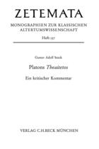Couverture du livre « Platons Theaitetos » de Gustav Adolf Seeck aux éditions C.h.beck