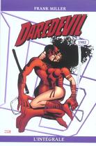 Couverture du livre « Daredevil : Intégrale vol.2 : 1982 » de Frank Miller aux éditions Panini