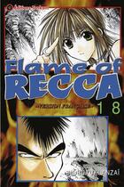 Couverture du livre « Flame of recca t.18 » de Nobuyuki Anzai aux éditions Delcourt