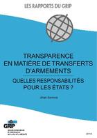 Couverture du livre « Transparence en matière de transferts d'armements » de Jihan Seniora aux éditions L'aurore